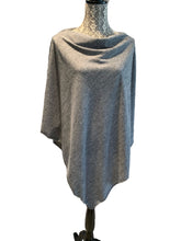 Load image into Gallery viewer, Poncho-Cozy Heathered Knit