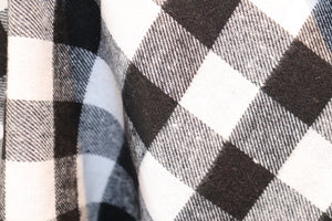 Blanket Shawl/Scarf (white/black)